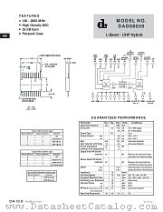 DAD08059 datasheet pdf DAICO Industries