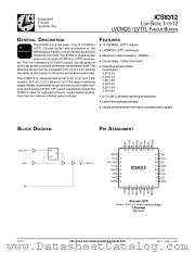 ICS8312 datasheet pdf Texas Instruments