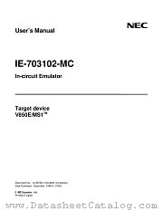 IE-703102-MC datasheet pdf NEC
