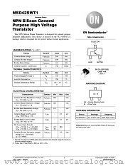 MSD42WT1 datasheet pdf ON Semiconductor