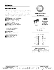 NCV7601 datasheet pdf ON Semiconductor