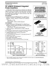 MW4IC2230MBR1 datasheet pdf Freescale (Motorola)