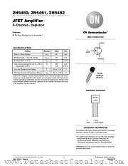 2N5461RLRA datasheet pdf ON Semiconductor
