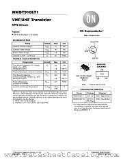 MMBT918L datasheet pdf ON Semiconductor