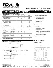 TQ7125 datasheet pdf TriQuint Semiconductor
