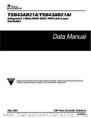 TSB43AB21AIPDT datasheet pdf Texas Instruments