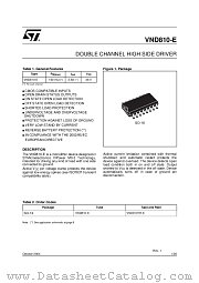 VND810-E datasheet pdf ST Microelectronics