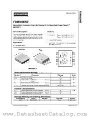 FDM3300NZ datasheet pdf Fairchild Semiconductor
