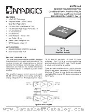 AWT6146 datasheet pdf Anadigics Inc