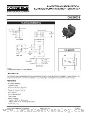 QVE00033 datasheet pdf Fairchild Semiconductor