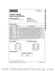 74AC00MTCX datasheet pdf Fairchild Semiconductor