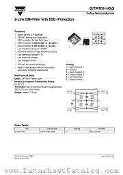 GTF701-HS3 datasheet pdf Vishay
