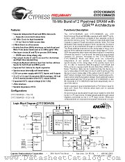 CY7C1303AV25-167BZC datasheet pdf Cypress