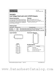 74LVX573MTC datasheet pdf Fairchild Semiconductor