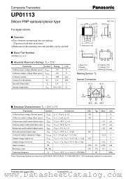 UP01113 datasheet pdf Panasonic