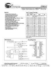 CY28331OC-2 datasheet pdf Cypress