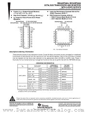 SNJ54ABT646AW datasheet pdf Texas Instruments
