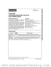 74ACTQ541SCX datasheet pdf Fairchild Semiconductor