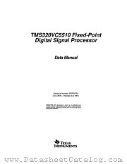 TMS320VC5510GGW2 datasheet pdf Texas Instruments