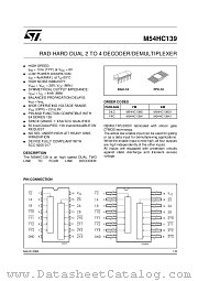 M54HC139K datasheet pdf ST Microelectronics