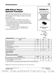PZT651 datasheet pdf ON Semiconductor
