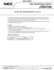 UPD4724GS-GJG-E2 datasheet pdf NEC