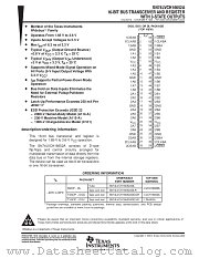 SN74LVCH16652ADLR datasheet pdf Texas Instruments