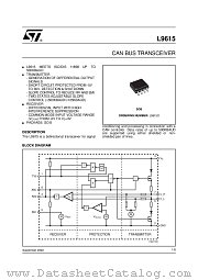 L9615D datasheet pdf ST Microelectronics