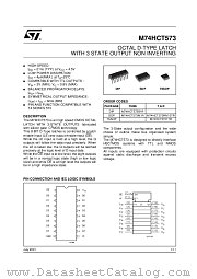 M74HCT573 datasheet pdf ST Microelectronics