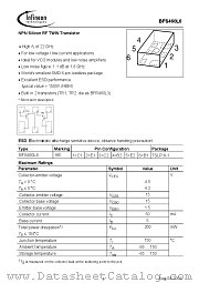 BFS460L6 datasheet pdf Infineon