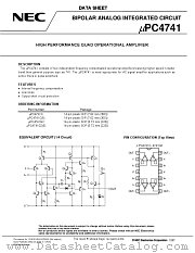UPC4741G2(5)-E2 datasheet pdf NEC