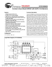 CY7C1323AV25-167BZC datasheet pdf Cypress