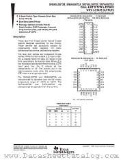 SN54ALS873BJT datasheet pdf Texas Instruments