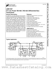 LMS1487EINA datasheet pdf National Semiconductor