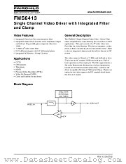 FMS6413CSX datasheet pdf Fairchild Semiconductor