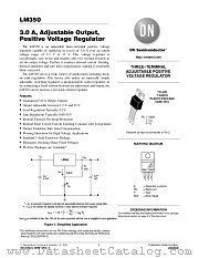 LM350 datasheet pdf ON Semiconductor
