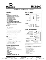 HCS362-I/SN datasheet pdf Microchip