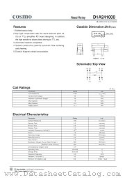 D1A241000 datasheet pdf Cosmo Electronics