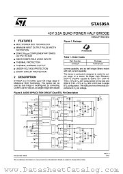 STA505A datasheet pdf ST Microelectronics