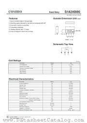 S1A240000 datasheet pdf Cosmo Electronics