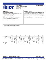 IDT74FCT3574PG datasheet pdf IDT