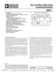 AD605ACHIPS datasheet pdf Analog Devices