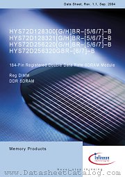 HYS72D128321GBR-5-B datasheet pdf Infineon