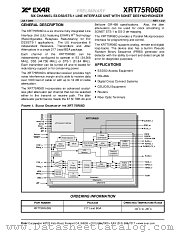 XRT75R06D datasheet pdf Exar
