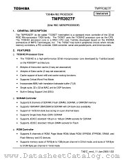 TMPR3927CF datasheet pdf TOSHIBA