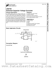 LM2766M6 datasheet pdf National Semiconductor