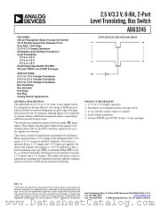 ADG3245BRU-REEL7 datasheet pdf Analog Devices
