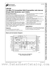 LM1238AAD/NA datasheet pdf National Semiconductor