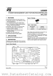 L6382D datasheet pdf ST Microelectronics