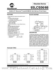 93LCS66 datasheet pdf Microchip